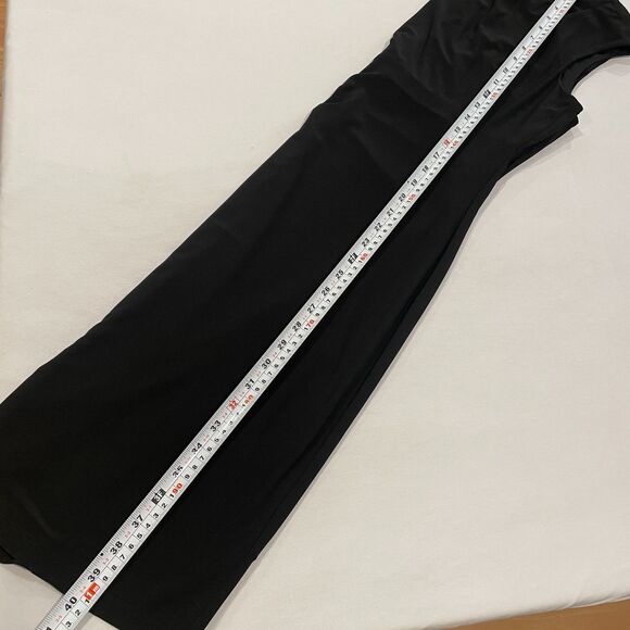 ~ NEW Lauren Ralph Lauren 16 LBD Cocktail Dress Black Asymmetrical LRL Lined - Picture 7 of 11